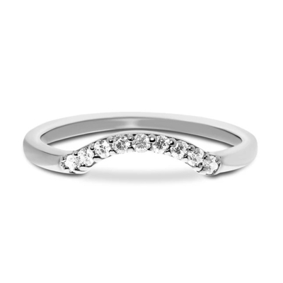 Prettiest Real Diamond Fancy Promise Rings 14K Rose Gold Jewelry