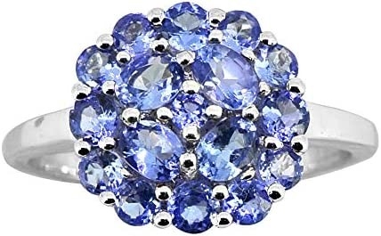 Tanzanite &amp; White Lab-Created Sapphire Boxed Set Sterling Silver