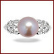Melinda a Freshwater Cultured  Pearl Engagement Ring For Women