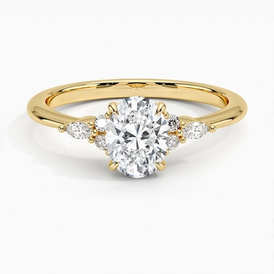 9 K Yellow Gold Jewelry Dainty Design Yellow Gold Ring For Girls
