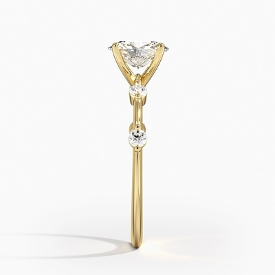 Aimee Diamond Engagement Ring With 0.75 Carat Oval Diamond