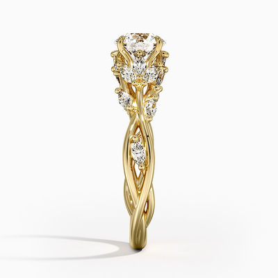 Secret Garden Diamond Engagement Ring  For Women Or Girls