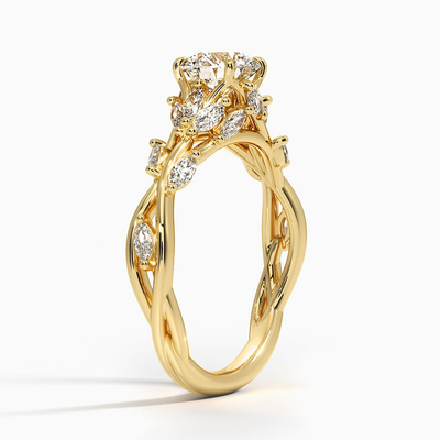 Secret Garden Diamond Engagement Ring  For Women Or Girls