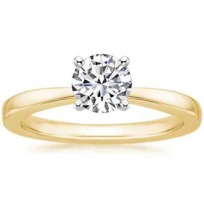 Luxe Willow Diamond Engagement Ring 1/4 Ct. Tw. With 9K Gold Heart