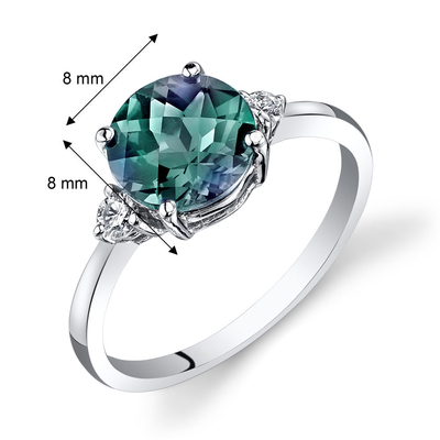 925 Sterling Silver Jewelry Cushion cut Alexandrite Engagement Ring Halo CZ Alexandrite Ring