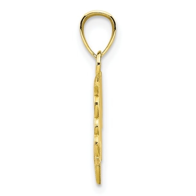 10k Yellow Gold Dolphin Charm Necklace Pendant Fish Sea Life Fine Jewelry For Women Gifts For Her
