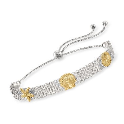 14kt Yellow Gold Sea Life Bracelet 7 Inch Seashore Fine Jewelry Ideal Gifts For Women Gift Set From Heart