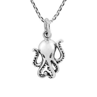 Whale Shark Sea Life Pewter Pendant Necklace Sea Life Jewelry for Ocean Lovers