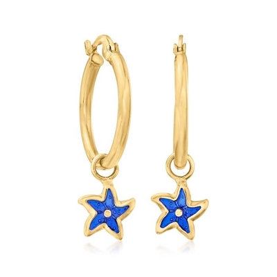 Sterling Silver Bali-Style Koi Fish Drop Earrings with 18kt Yellow Gold