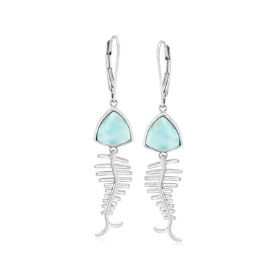 1Puzzled Sparkling Dolphin Necklace and Earrings Set Charming Necklace and Earring Set - Ocean