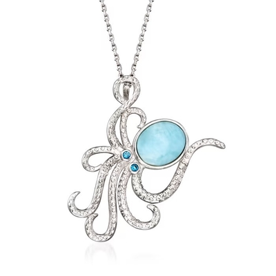 Italian Murano Glass Starfish Pendant In 18kt Gold Over Sterling