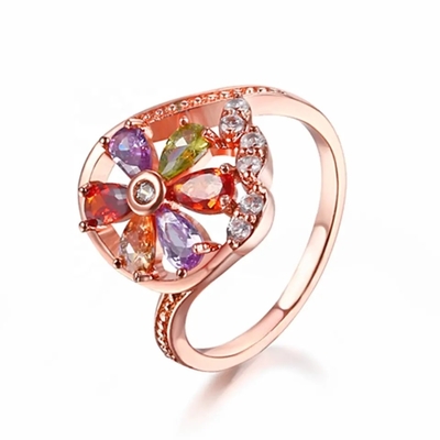Color Change Stone Hot Selling Fashion Multi Color Round Shape Drop Earrings for Women Party