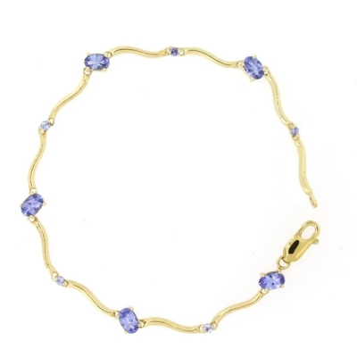 Wholesale 925 Sterling Silver Rose Gold Plated Oval Cut Tanzanite Pendant