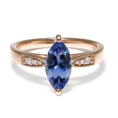 925 Sterling Silver Ring Pendant Earring Halo Oval Shape Tanzanite Jewelry Sets