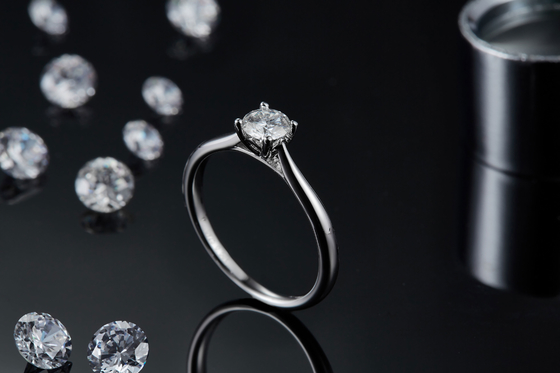 925 Sterling Silver Jewelry Diamond Moissanite Engagement Rings Promise Rings for Women