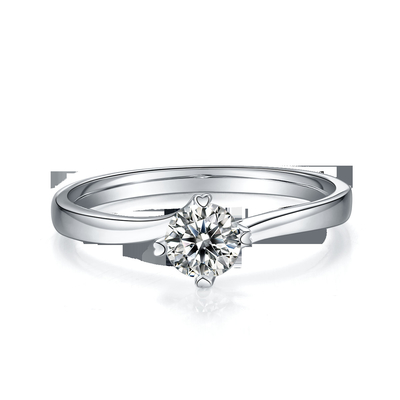 9K Gold Jewelry Minimalist Designs Moissanite 925 Silver Ring