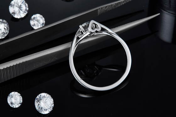925 Sterling Silver Women Jewelry 3 carat Natural Moissanite Promise Ring Wedding Ring Engagement Gemstone Jewelry