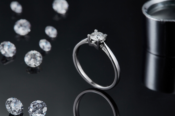 Unique S925 East West Setting Women Emerald Cut Moissanite Modern Wedding Engagement Ring Anniversary CZ Rings