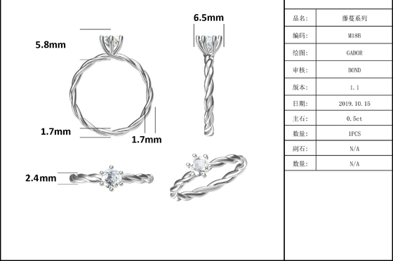 Moissanite Engagement  For Women Ring Set Diamonds And Sapphire Wedding Band  White Gold  Pave