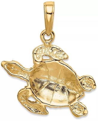 Sea Turtle  Drop Charm Bead  with Crystals crafted in Sterling Silver For Flawless Finish