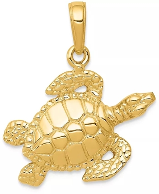 Sea Turtle  Drop Charm Bead  with Crystals crafted in Sterling Silver For Flawless Finish