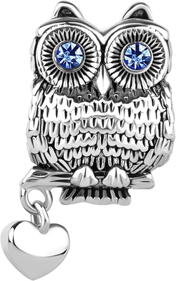 Puppy Dog Animal Charms Crystal Jewelry 925 Sterling Silver Bead Fit Pandora Bracelets