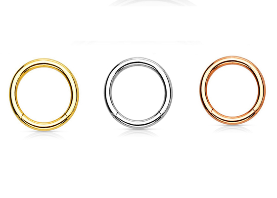 Helix Piercing 14K Gold Clicker For Cartilage Tragus 16g-40g