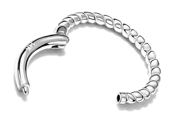 Twisted Rope 14k Gold Nose Ring 18G , Nose Piercing Clicker for Gift