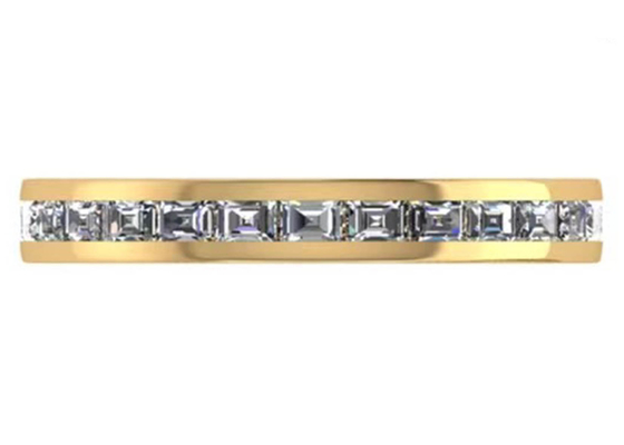 27pcs Diamond 18K Rose Gold Ring With 2.0×1.5MM OEM ODM For Gift