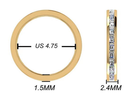 27pcs Diamond 18K Rose Gold Ring With 2.0×1.5MM OEM ODM For Gift