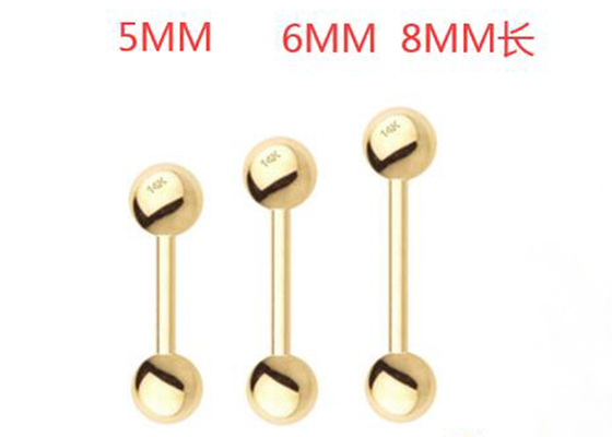 Arcade Gold Body Piercing Jewelry Earrings Polishing Cut for Cartilage OEM ODM