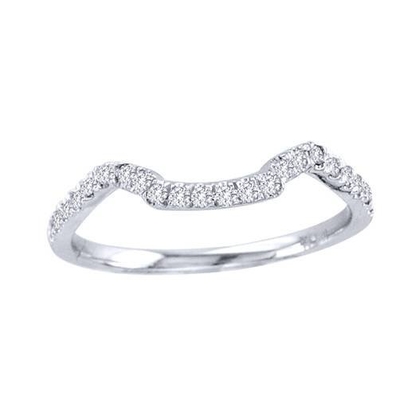 43PCS 0.43ct Diamond Engagement Wedding Rings 18K White Gold Color ODM