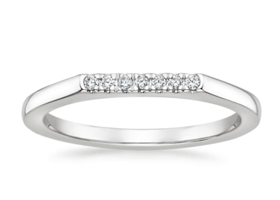 1.3mm 0.07carat 925 Sterling Silver Moissanite Engagement Rings for Women