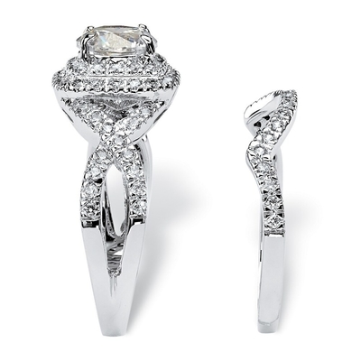 0.92ct SI1 Diamond Engagement Wedding Rings Round Cut For Bridal