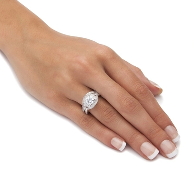 0.92ct SI1 Diamond Engagement Wedding Rings Round Cut For Bridal