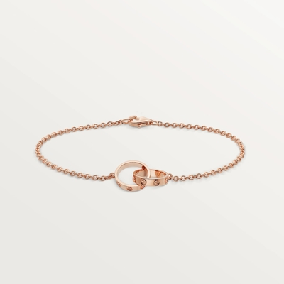 7 Inch Length 18K Solid Gold Jewellery Bracelet 3.71g Weight For LOVE