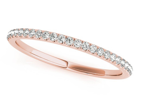 Prong Square Diamond Rose Gold Ring , 0.35CT Hidden Halo Engagement Ring ODM